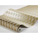 Borastapeter|Papel pintado geométrico dorado beige grisáceo|Papel Pintado
