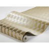 Borastapeter|Papel pintado geométrico dorado beige grisáceo|Papel Pintado