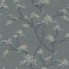 Papeldecor|Papier peint japonais arbres imitant des temples asiatiques, gris bleuté|Papier Peint