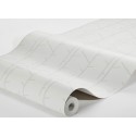 Papeldecor|Minimalistic light grey botanical garden wallpaper|Wallpaper