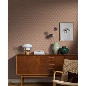 Casadeco|Japanese style wallpaper with white cherry blossoms and peonies|Scandinavian 2