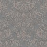 Marburg|Papier Peint ornemental gris et rose effet béton|Damas