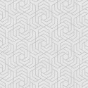 Marburg|Tapete geometrisch silber 3D Beton|Geometrisch