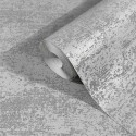 Marburg|Metallic gray Wallpaper with sandstone texture|Metallics