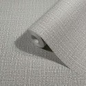 Marburg|Papier Peint point gris argenté brillant en osier|Imitation Raphia
