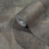 Marburg|Papier Peint imitation ciment gris et marron avec des cercles|Cercles