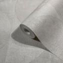 Marburg|Modern wallpaper with silver gray circles, cement effect|Circles