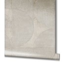 Marburg|Wallpaper semicircles industrial style beige and gray|Circles