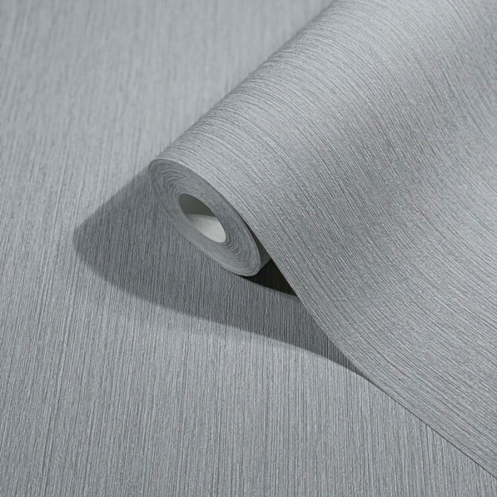 Marburg|Papel pintado gris plata rayado con textura|Texturas