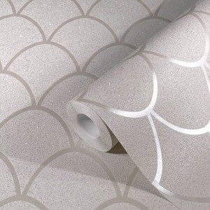 Marburg|Modern gray and gold Wallpaper with glitter|Modern