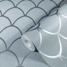 Marburg|Papier Peint moderne bleu gris pailleté brillant|Moderne