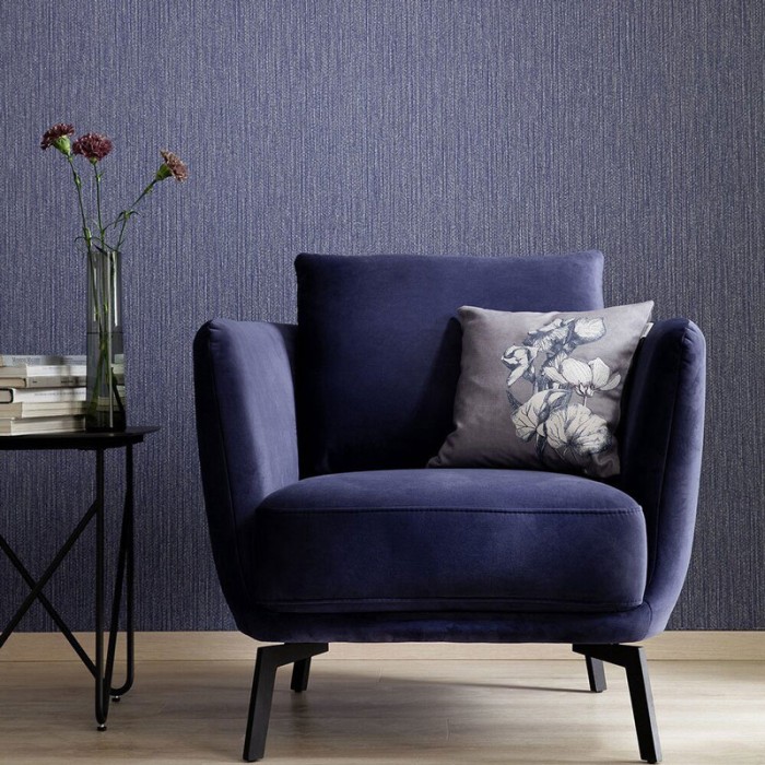 Marburg|Tapete mit blauer und metallisch grauer Textur|Tapeten