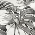 Marburg|Wallpaper floral jungle leaves in gray and white|Tropical