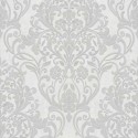 Papeldecor|Tapete Damast Grau metallisch Betonoptik|Tapeten