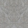 Papeldecor|Tapete Damast Grau und Gold mit industriellem Touch|Tapeten