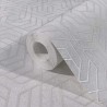 Papeldecor|Papel pintado geométrico gris metalizado estilo industrial|Papel Pintado