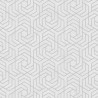 Papeldecor|3D-Tapete geometrische Muster in Silber, Betoneffekt|Tapeten