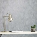 Papeldecor|Papier peint imitation ciment ou béton gris et or métallisé|Papier Peint