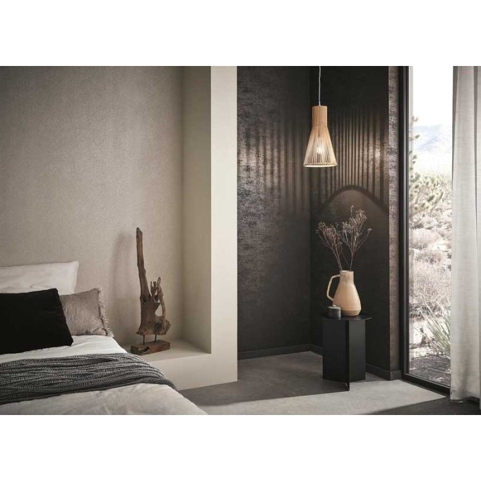 Papeldecor|Wallpaper imitation beige plaster with gloss and sand texture|Wallpaper