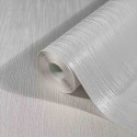 Papeldecor|White wallpaper with striped shimmer and sandy texture|Wallpaper