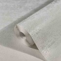 Papeldecor|Tapete Putzoptik Weiß glänzend Sandstruktur|Tapeten