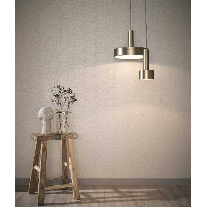 Papeldecor|Gestreifte Tapete Sandoptik Beige glänzend|Tapeten