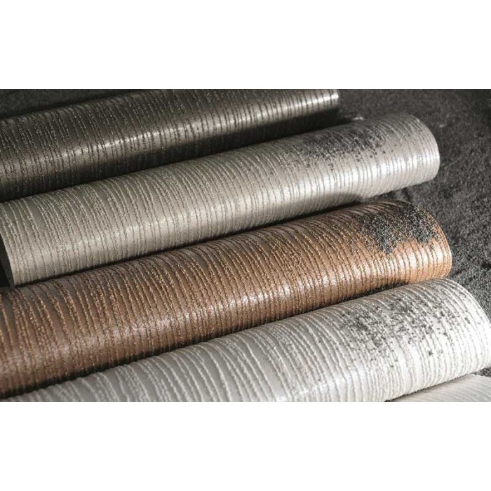 Papel pintado dorado metalizado textura rayada efecto arena -  221-2338
