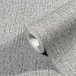 Caselio|Green jute wallpaper|Wallpaper