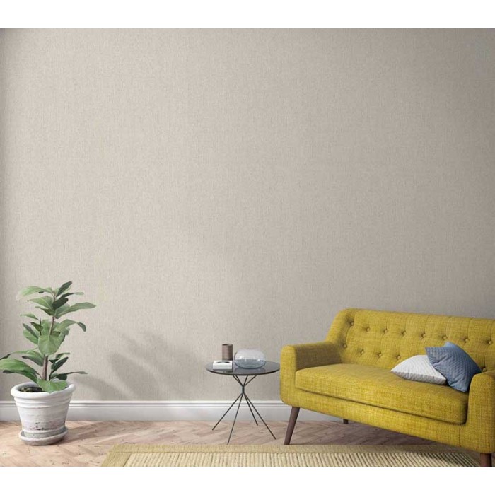 Papeldecor|Beige and cream wallpaper with marbled textile effect|Wallpaper