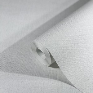 Caselio|Textiloptik-Leinwandtapete in Grün mit goldenen Sprenkeln|Textilimitation