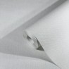 Papeldecor|Tapete Stoffoptik Weiß metallisch|Tapeten