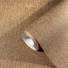 Papeldecor|Papel pintado marrón cobre efecto textil con brillo|Papel Pintado