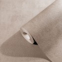 Papeldecor|Unitapete Putzoptik mit Glanz silbergrau|Tapeten
