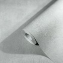 Papeldecor|Plain wallpaper plaster effect with light gray gloss|Wallpaper