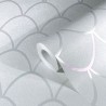 Papeldecor|Papier peint art déco moderne blanc avec éclat pailleté|Papier Peint