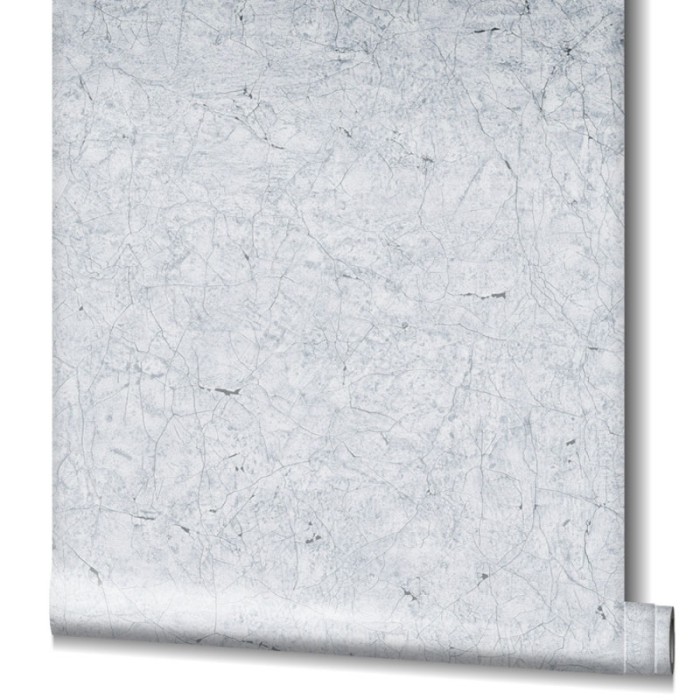 Papeldecor|Papel pintado industrial yeso agrietado gris|Papel Pintado