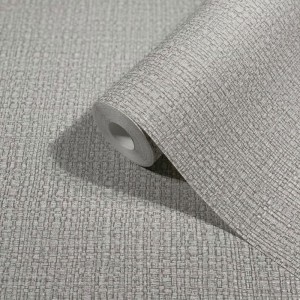 Casamance|Unifarbene Tapete naturgrün Textileffekt|Tapeten