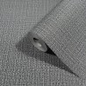 Papeldecor|Papel pintado imitación mimbre gris plata con brillo|Papel Pintado