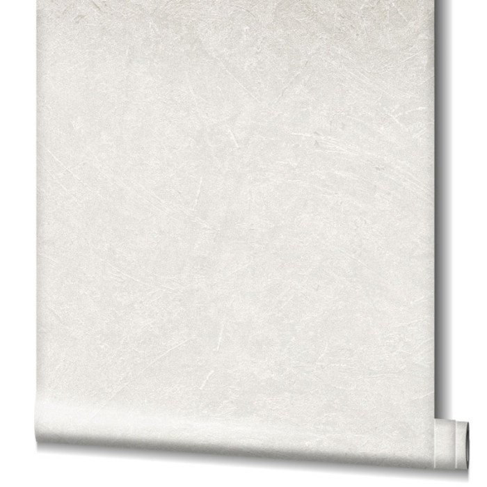 Papeldecor|Papier peint effet plâtre blanc-gris brillant|Papier Peint