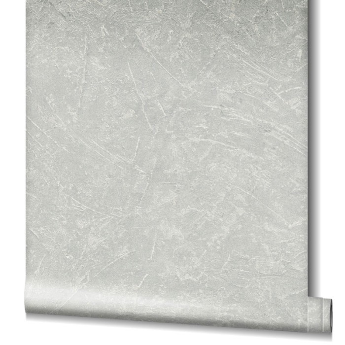 Papeldecor|Papier peint plâtre style industriel gris brillant|Papier Peint