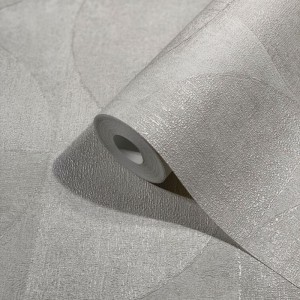 Casadeco|Papier peint style zen feuilles de bambou blanc et gris|Papier Peint