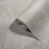 Papeldecor|Papier peint cercles gris argent effet ciment brillant|Papier Peint