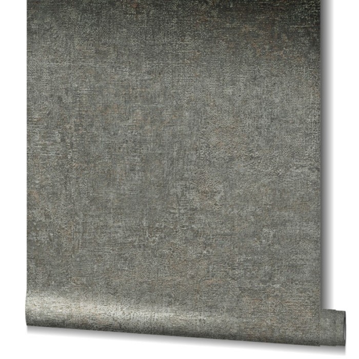 Papeldecor|Anthrazitgraue Tapete mit Glanz und Betonstruktur|Tapeten