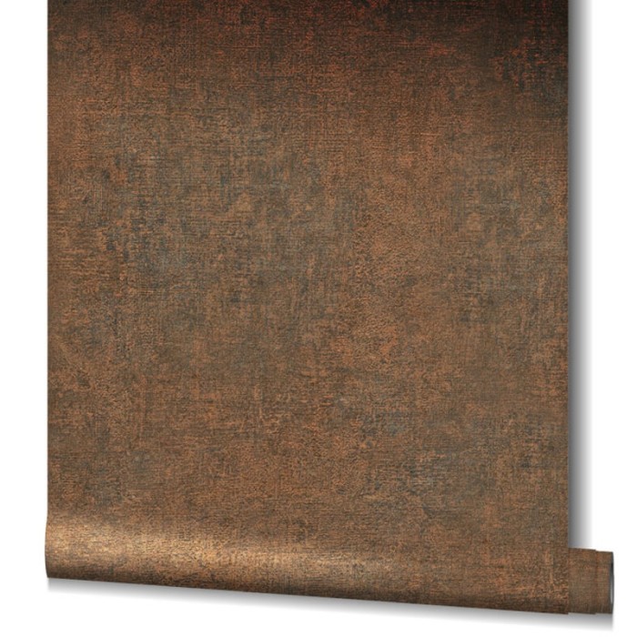 Papel pintado hormigón cobrizo con brillo tipo industrial -  221-2424
