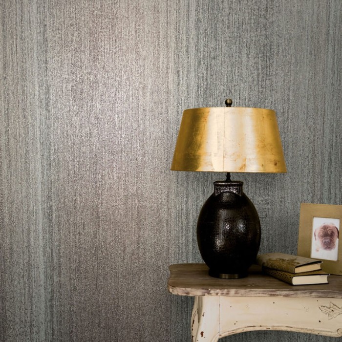 Papeldecor|Papier peint moderne rayures gris et violet|Papier Peint