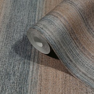 Caselio|Wide bicolor white and silver-gray striped wallpaper|Stripes