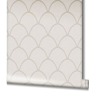 Casadeco|Plain wallpaper beige raffia, denim textile effect|Wallpaper 2