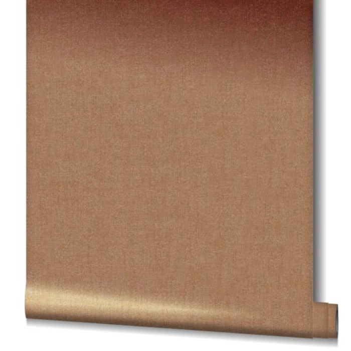Papeldecor|Papier peint marron cuivre effet textile avec brillance|Papier Peint