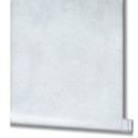 Papel pintado liso efecto yeso plata brillo -  221-2373