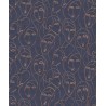 Khroma|Egyptian faces Wallpaper in blue and bronze metallic|Wallpaper